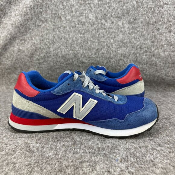 ✅Mens 9.5 2E New Balance 515 Sneakers Blue/Red Lightweight Running/Walking Shoes - Picture 10 of 13